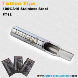Flat Stainless steel Tattoo Tips