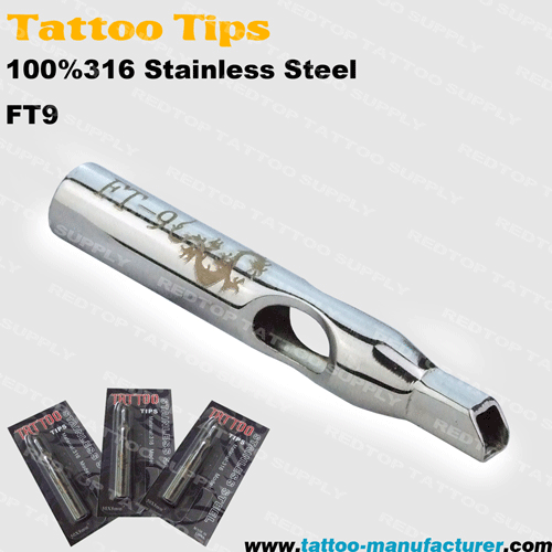 Tattoo Stainless steel Tips steriled