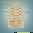 Permanent makeup practice skin